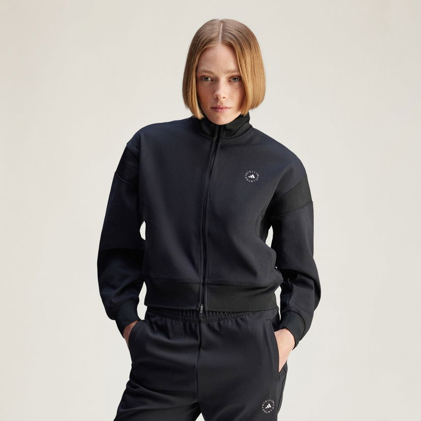 Суитчър adidas Performance adidas by Stella McCartney Knitted Track Jacket Черно | JJ0084
