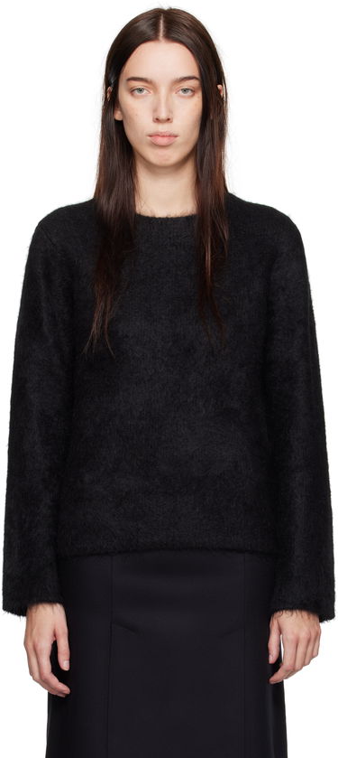 Пуловер Loulou de Saison Loulou de Saison Freya Fuzzy Knit Sweater Черно | FREYA, 0