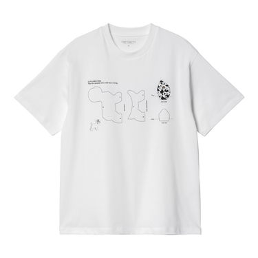 Тениска Carhartt WIP Cut & Sewn Dog T-Shirt Бяло | I032891_02_XX, 1