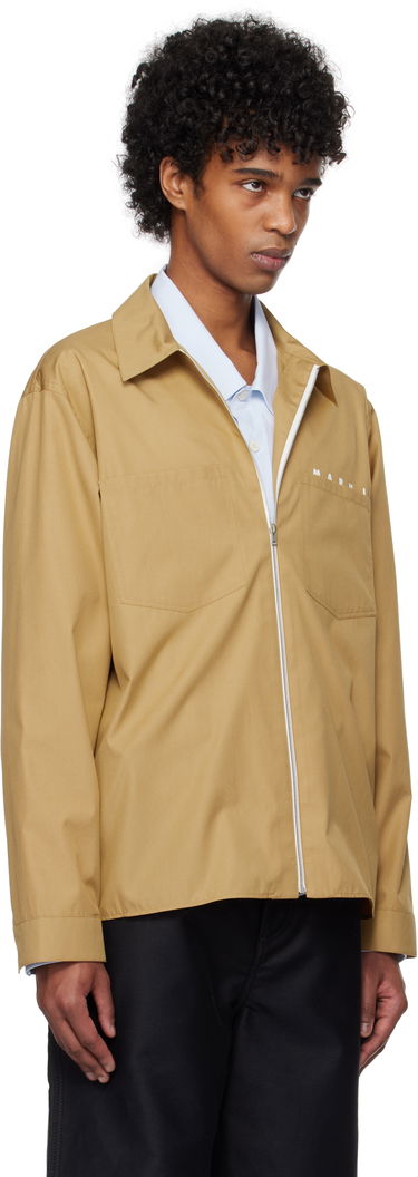 Риза Marni Zip Shirt Бяло | CUMU0297P0 USCT88, 1