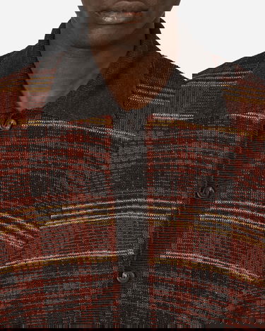 Риза OUR LEGACY Evening Polo Rust Geezer Check Червено | M2243ER 001, 5