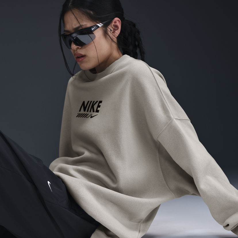 Суитчър Nike Sportswear Fleece Sweatshirt Сиво | HM4318-014