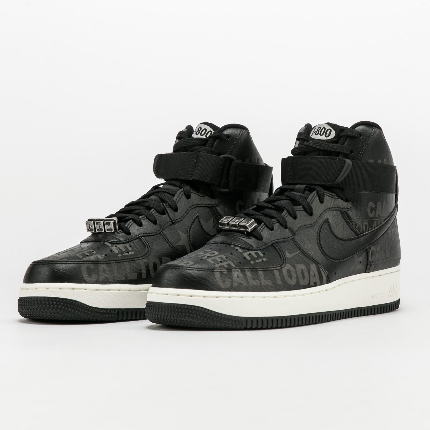 Кецове и обувки Nike Air Force 1 High '07 Premium Черно | CU1414-001, 1