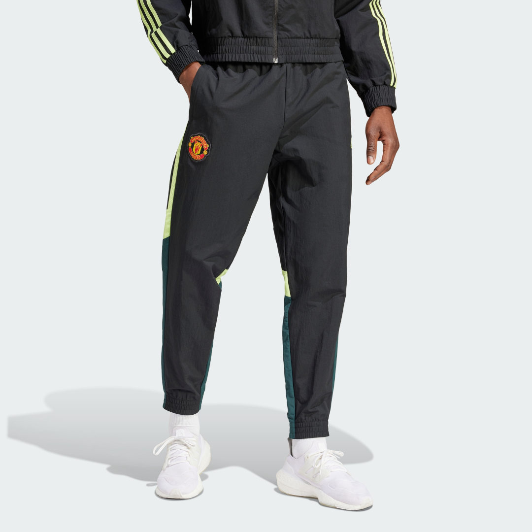 Спортни панталони adidas Performance Manchester United Woven Черно | IP9191, 0
