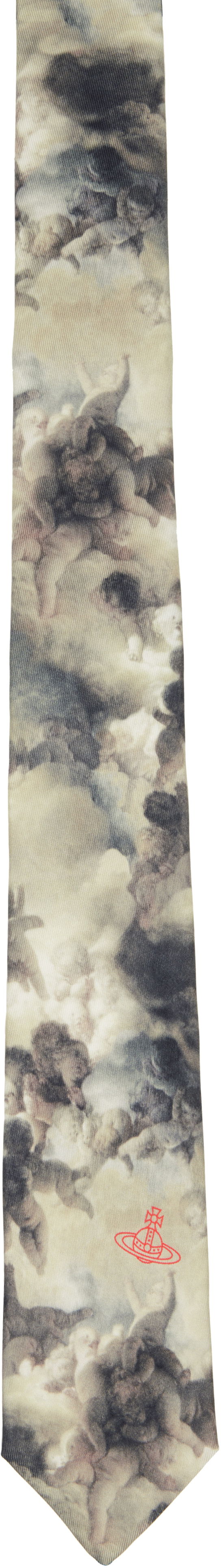 Шал Vivienne Westwood Vivienne Westwood Cherubs Tie 7 cm Бежово | 81050001-W015Q-, 0