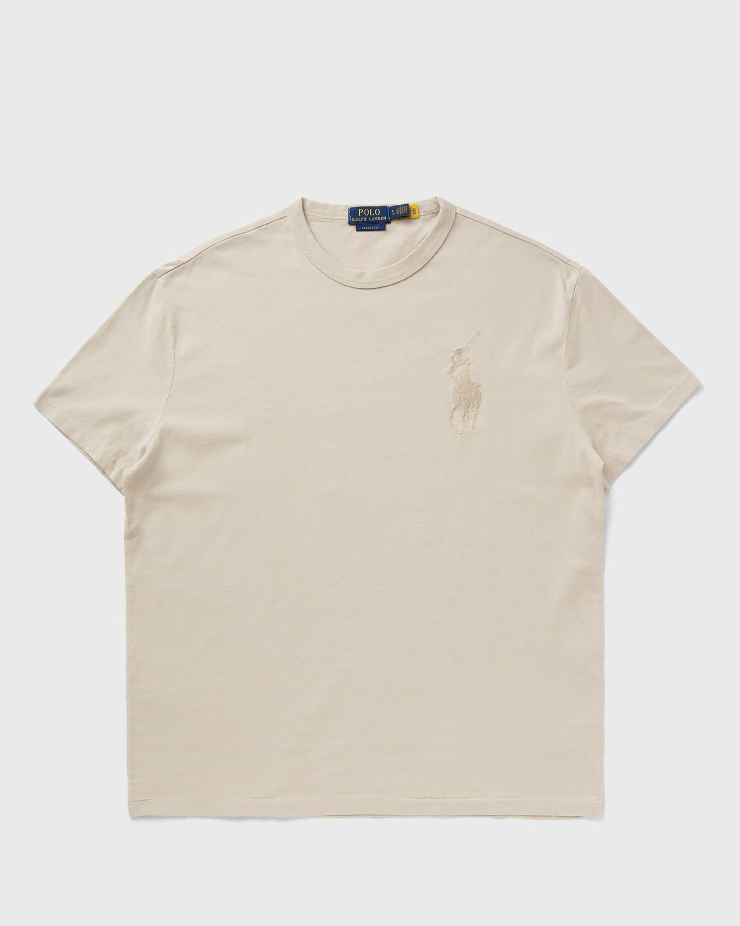 Тениска Polo by Ralph Lauren Polo Ralph Lauren Classic Fit T-Shirt with Embroidered Logo Бежово | 710936509007, 0
