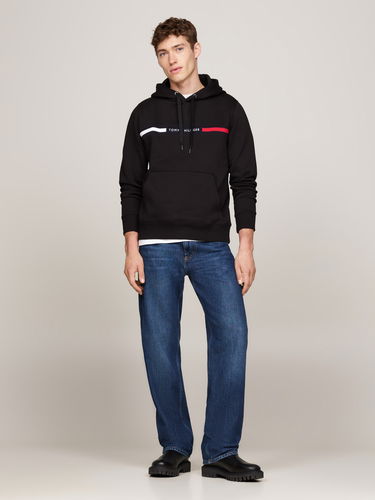 Суитчър Tommy Hilfiger Pullover Hoodie Черно | MW0MW37361BDS, 4