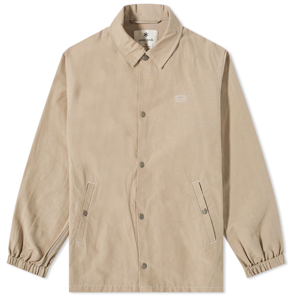 Яке Snow Peak Light Mountain Cloth Coach Jacket Бежово | JK-22SU105-BGE, 0