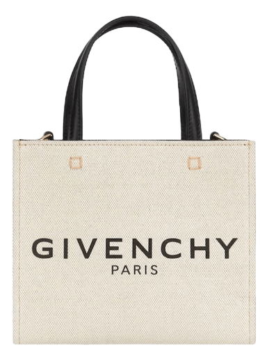 Голяма пазарска чанта Givenchy G Tote Mini Shopping Bag Бежово | BB50N0B1DR 255