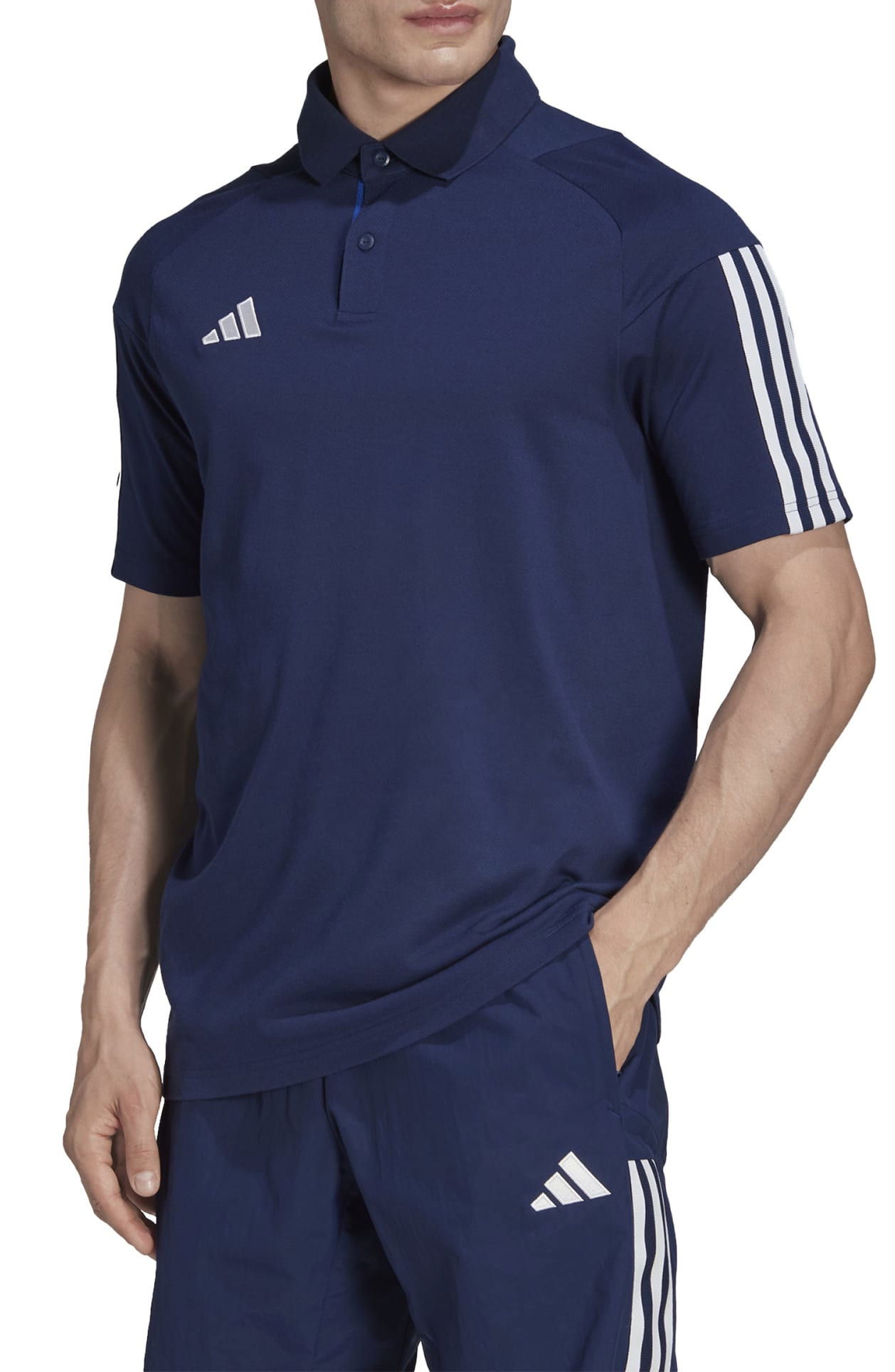 Тениска adidas Performance Tiro 23 Competition Polo Тъмно синьо | hk8052, 0
