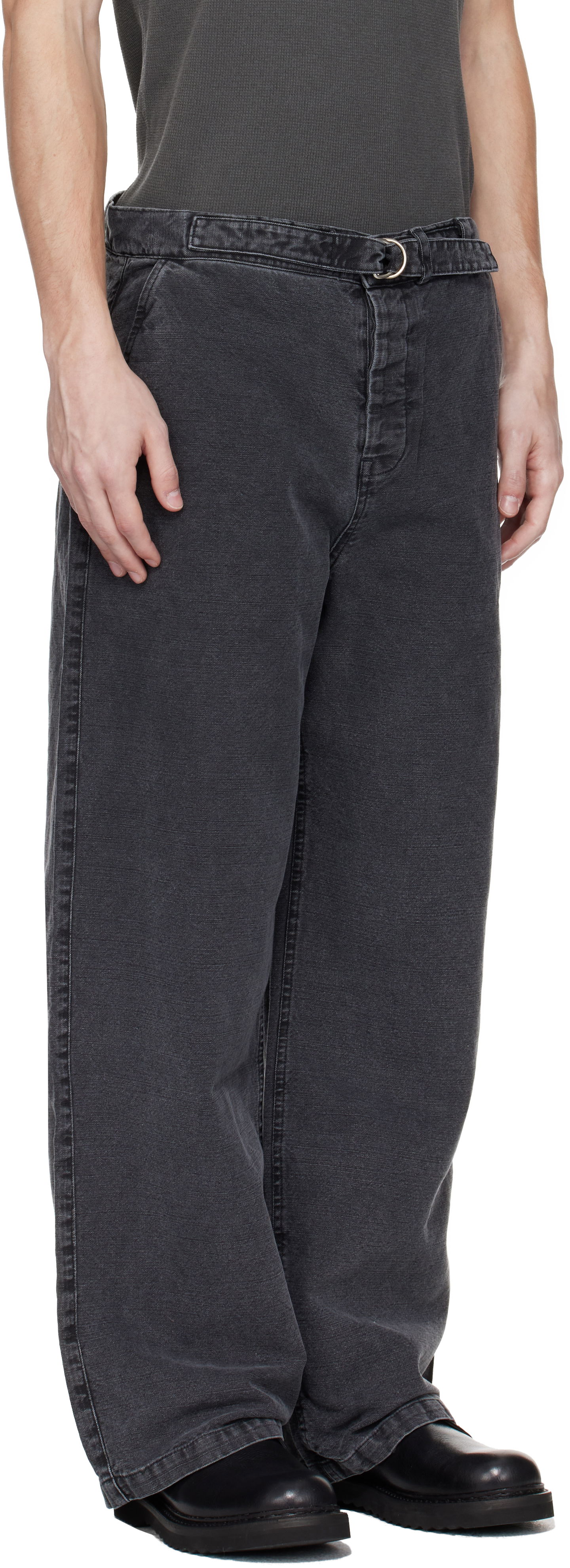 Панталони OUR LEGACY Our Legacy Stern Chino Trousers Черно | M2254SB, 1