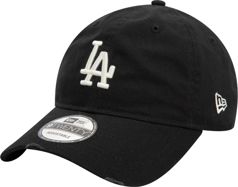 Шапка с козирка New Era LA Dodgers Distressed 9TWENTY Adjustable Cap Черно | 60595229-60595229
