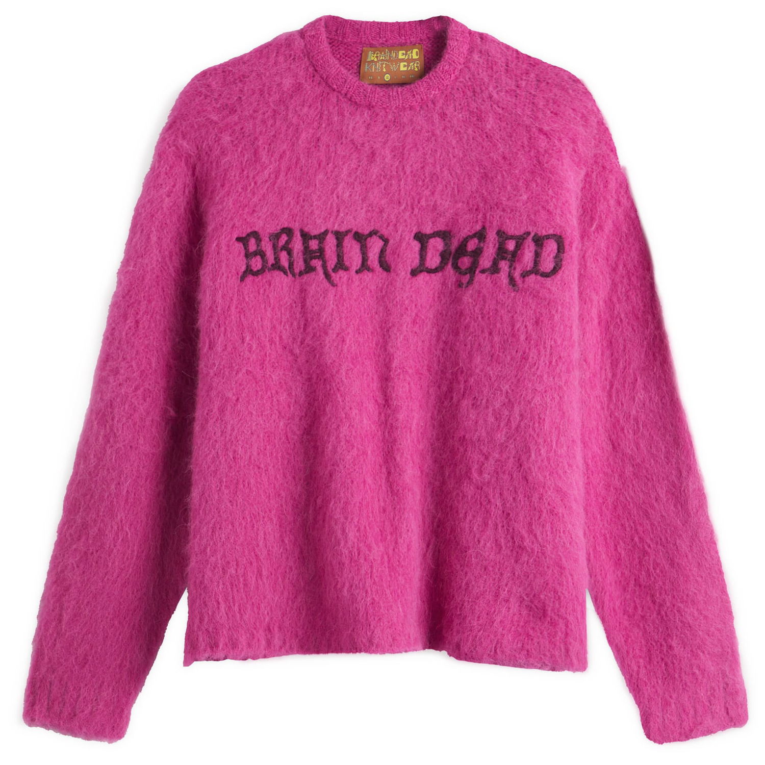 Пуловер Brain Dead Brain Dead Boxy Knit Jumper, Size Large Розово | BDS25O12O043-FUC, 1