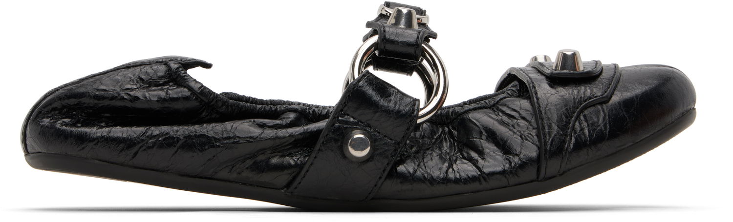 Кецове и обувки Balenciaga Balenciaga City Ballerina Flats Черно | 828095WAD4V, 0
