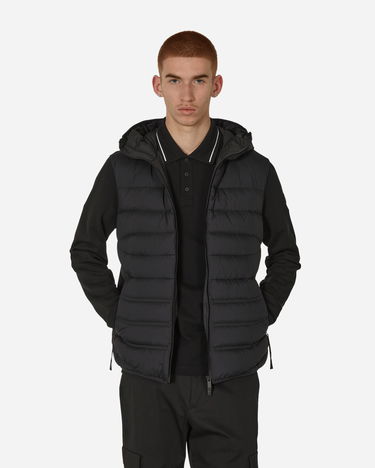 Яке Moncler Matt Black Padded Zip-Up Cardigan Черно | 8G00002809KZ 999, 1