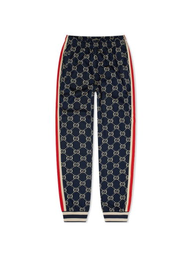 Панталони Gucci Gg Web Track Pant Тъмно синьо | 496920-X9V05-4245