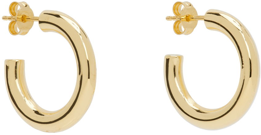 Обеци LEMAIRE Lemaire Small Classic Hoop Earrings Жълто | JW0088 LO0050, 1