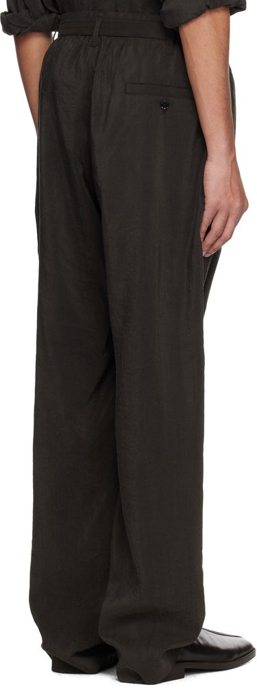 Панталони LEMAIRE Lemaire Belted Relaxed Trousers Черно | PA1196 LF1308, 2