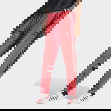 Панталони adidas Originals Adicolor Classics Plush Червено | HL9450, 1