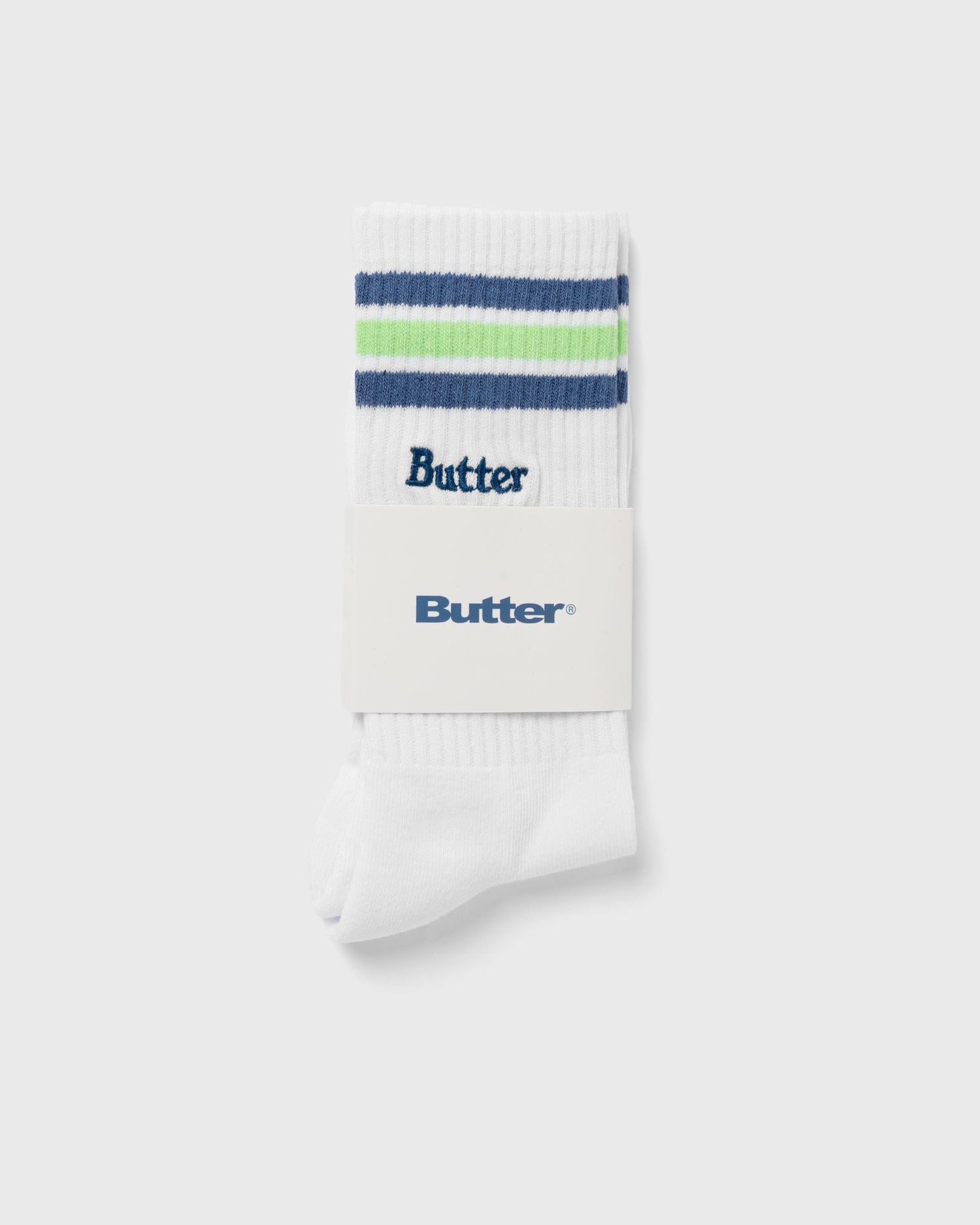 Чорапи Butter Goods Crew Two-Tone Triple Stripe Socks Многоцветен | P25316, 0