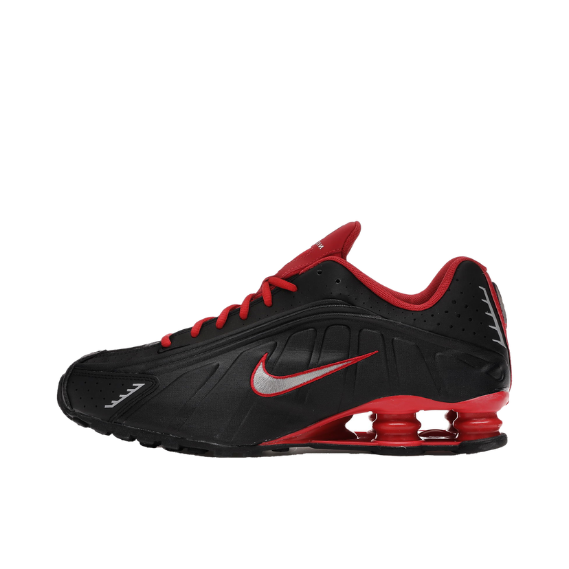 Кецове и обувки Nike Shox R4 Black Metallic Silver Red Черно | 104265-049