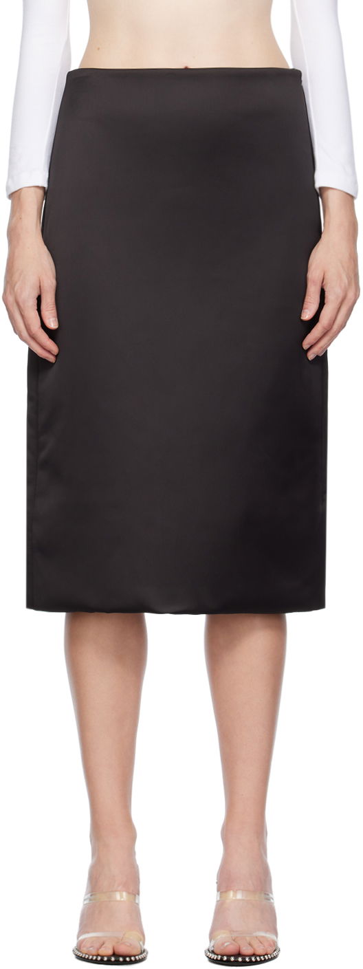Пола We11done We11done Padded Midi Skirt Черно | WD-SK3-23-282-W-BK, 0