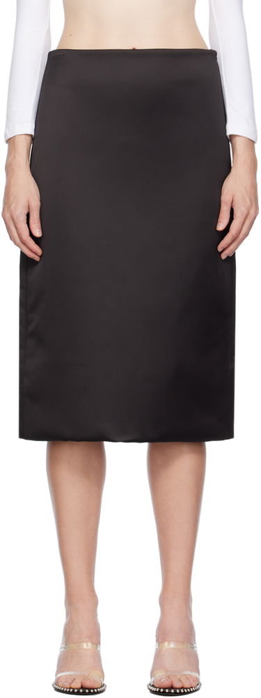 Пола We11done We11done Padded Midi Skirt Черно | WD-SK3-23-282-W-BK, 0