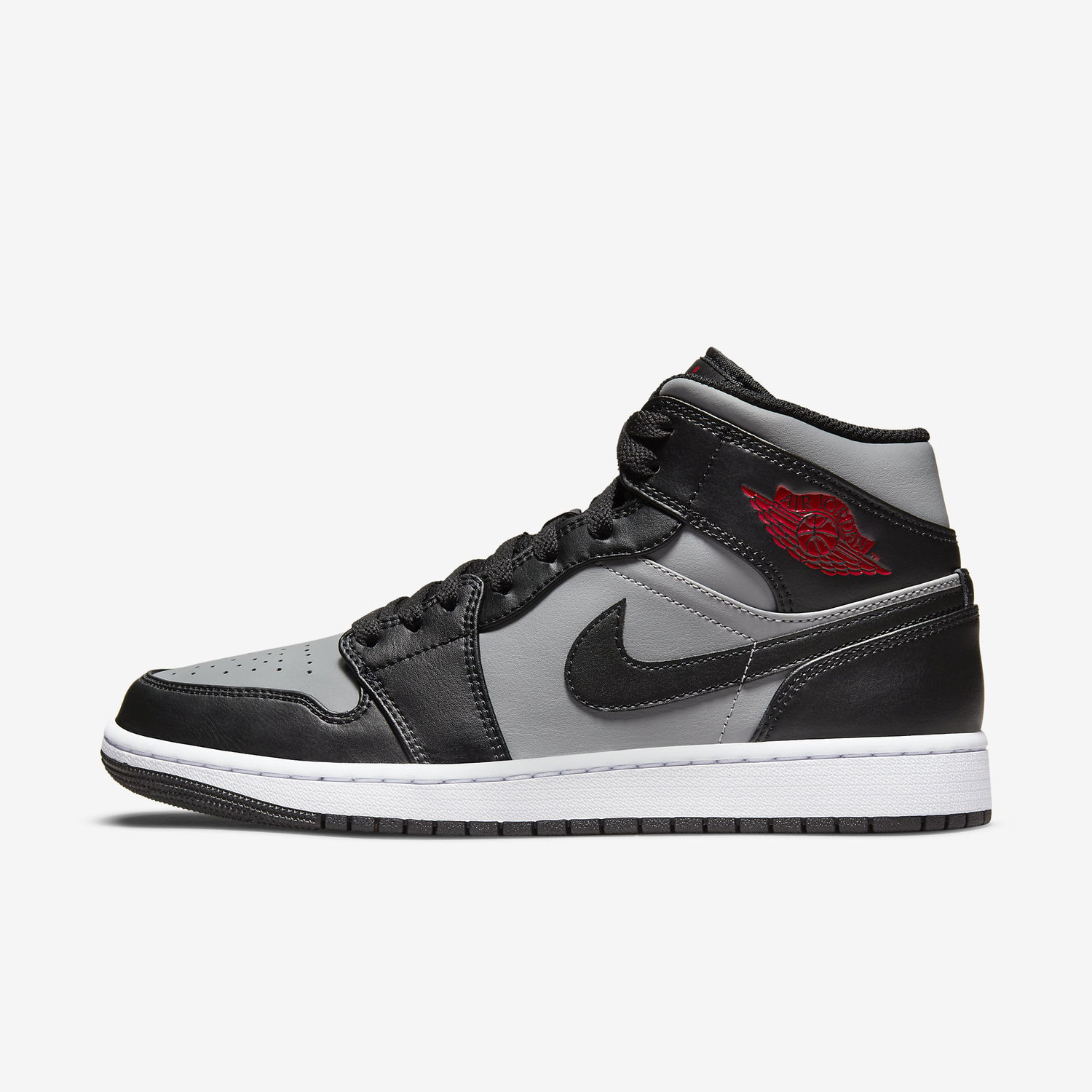 Кецове и обувки Jordan Air Jordan 1 Mid "Shadow Red" Черно | 554724-096, 0