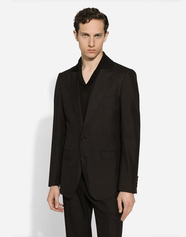 Комплект Dolce & Gabbana Dolce & Gabbana Single-Breasted Taormina-Fit Suit 58 Черно | GKAHMTFUTBTN0000, 3