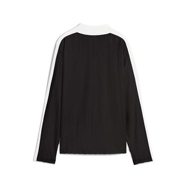 Поло тениска Puma Women's T7 Relaxed Long Sleeve Polo Черно | 632141_01, 4