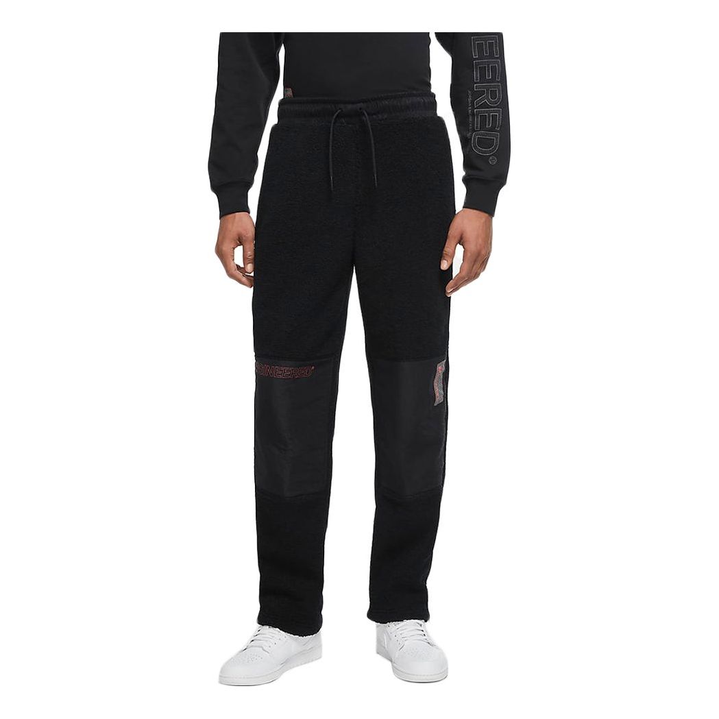 Спортни панталони Jordan Jordan 23 Polar Fleece Splicing Casual Pants Черно | CV1099-010, 0