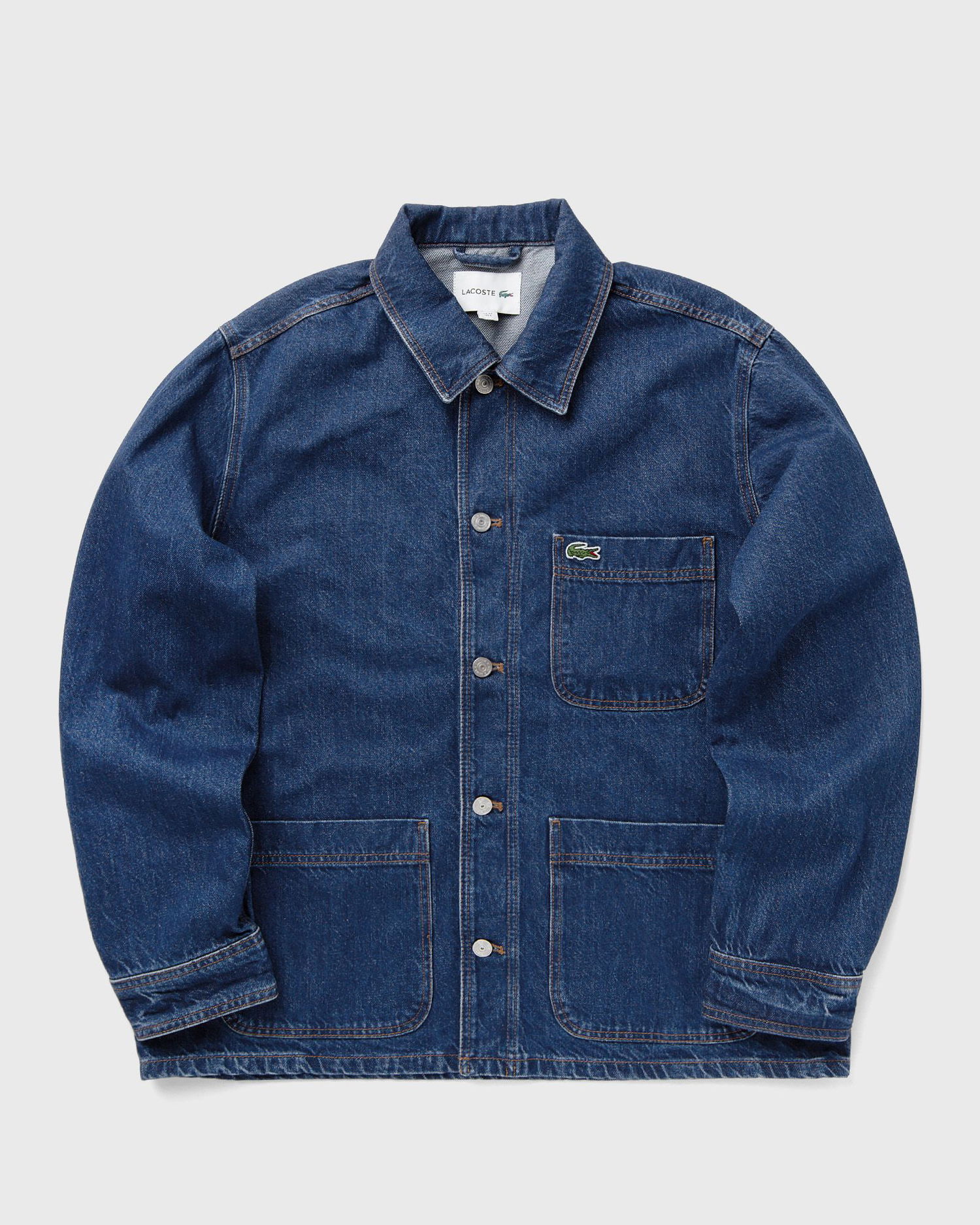 Риза Lacoste Lacoste Casual Denim Shirt Синьо | CH9222-MK9, 1
