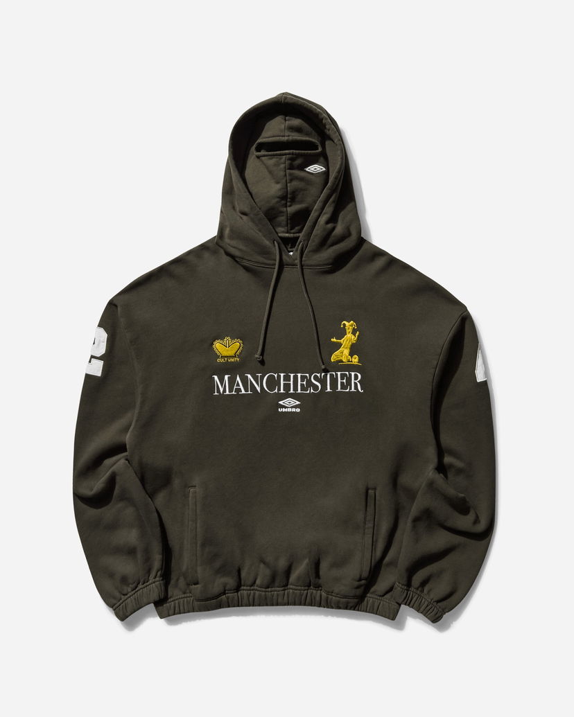 Суитчър Umbro Manchester Masked Hoodie Зелено | UBMW0395FA245 GRN0010