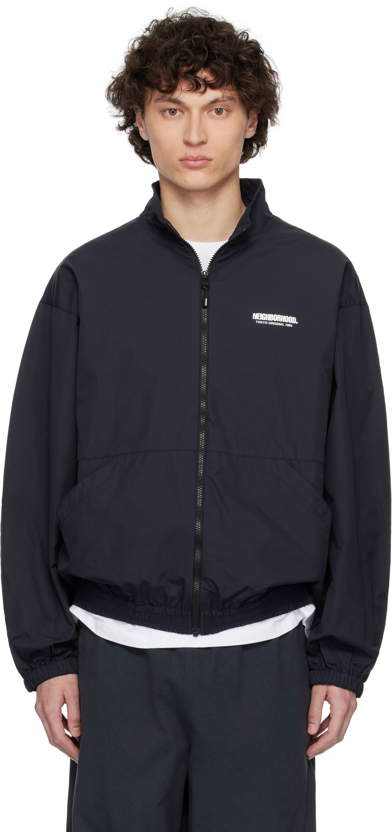 Ветровка Neighborhood Neighborhood Water-Repellent Track Jacket Черно | 251TSNH-JKM06, 0