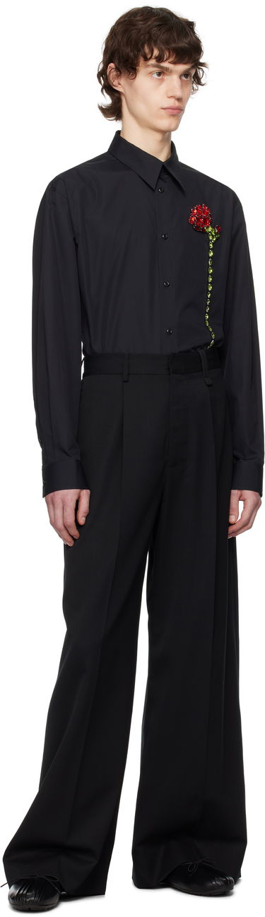Панталони Simone Rocha Simone Rocha Wide Leg Trousers Черно | 4118 1217, 3