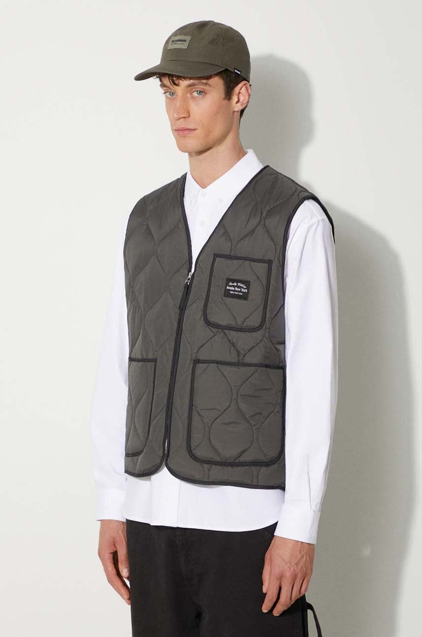 Жилетка Awake NY Awake NY Quilted Vest Сиво | SP24.OT003, 0
