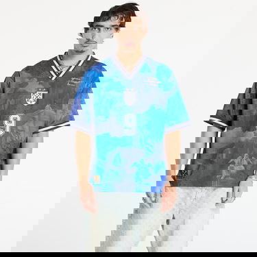 Фланелка Off-White World Paint Soccer S/S Tee Синьо | OMAD00SF25JER0034610, 0