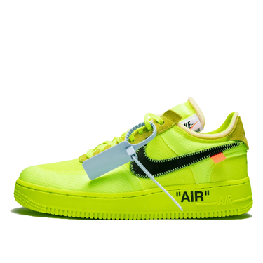 Кецове и обувки Nike Off-White x Air Force 1 Low "Volt" Жълто | AO4606-700, 1