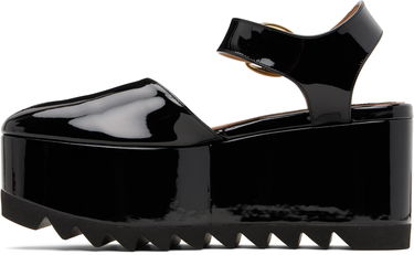 Кецове и обувки Stella McCartney Stella McCartney Elyse Patent Platform Sandals Черно | 810554APADF0, 2