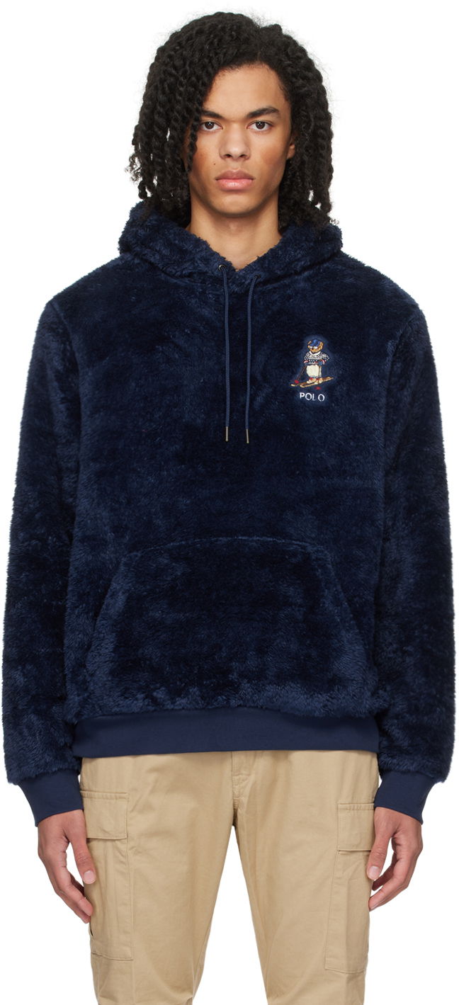 Суитчър Polo by Ralph Lauren Bear Hoodie Тъмно синьо | 710930550002, 0