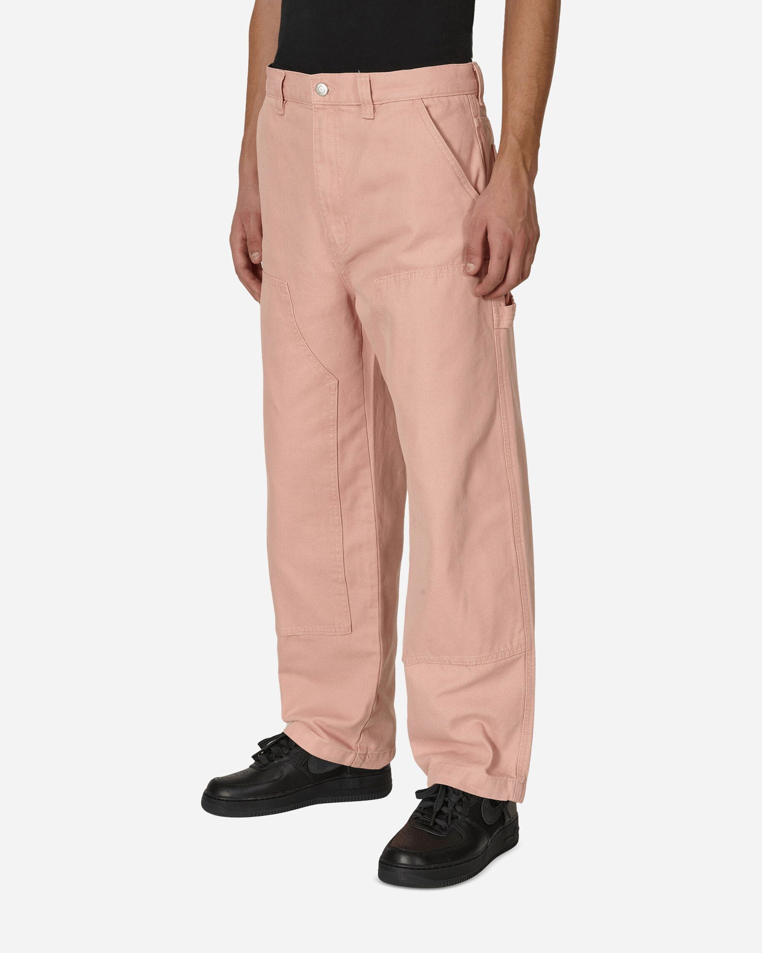 Панталони Stüssy Canvas Work Pants Розово | 116496 SALM, 1