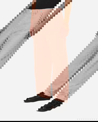 Панталони Stüssy Canvas Work Pants Розово | 116496 SALM, 1