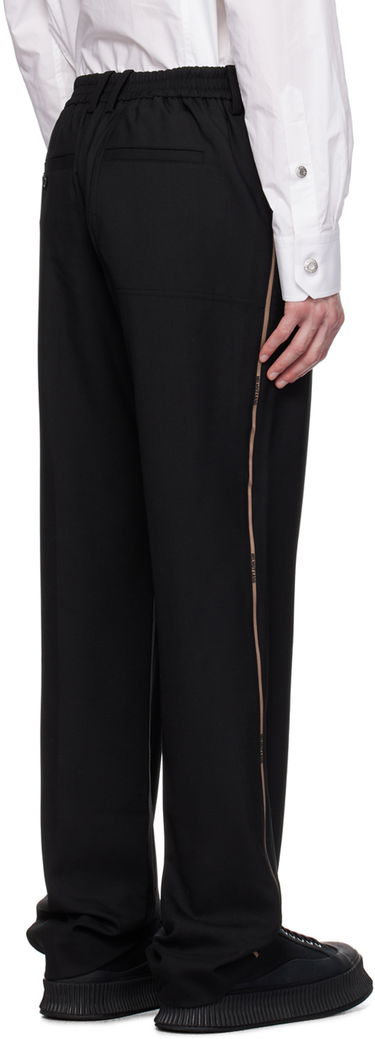 Панталони Helmut Lang Pleated Trousers Черно | N06HM204, 2