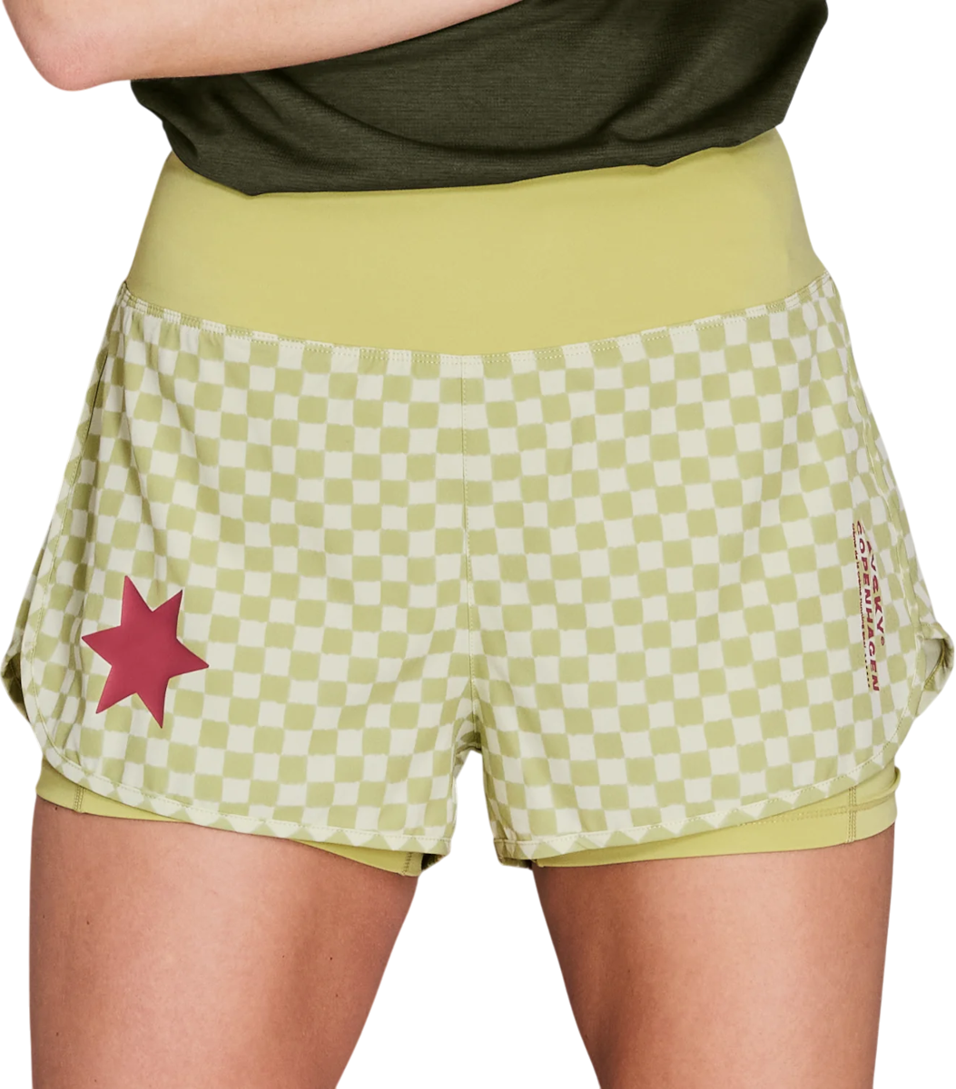 Къси панталони Saysky Saysky Checker 2 in 1 Pace 3" Shorts Жълто | nwrsh23c1034, 0
