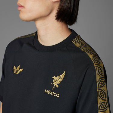 Тениска adidas Originals adidas Originals Mexico 2025 Gold T-Shirt Черно | je5336, 2
