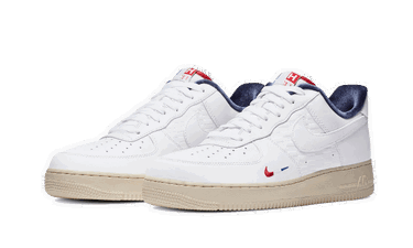 Кецове и обувки Nike Kith x Air Force 1 Low "France" Бяло | CZ7927-100, 2