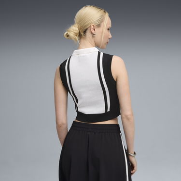 Потник Puma FUTURE.PUMA.ARCHIVE Knit Zip-Neck Tank Top Бяло | 632126_01, 3