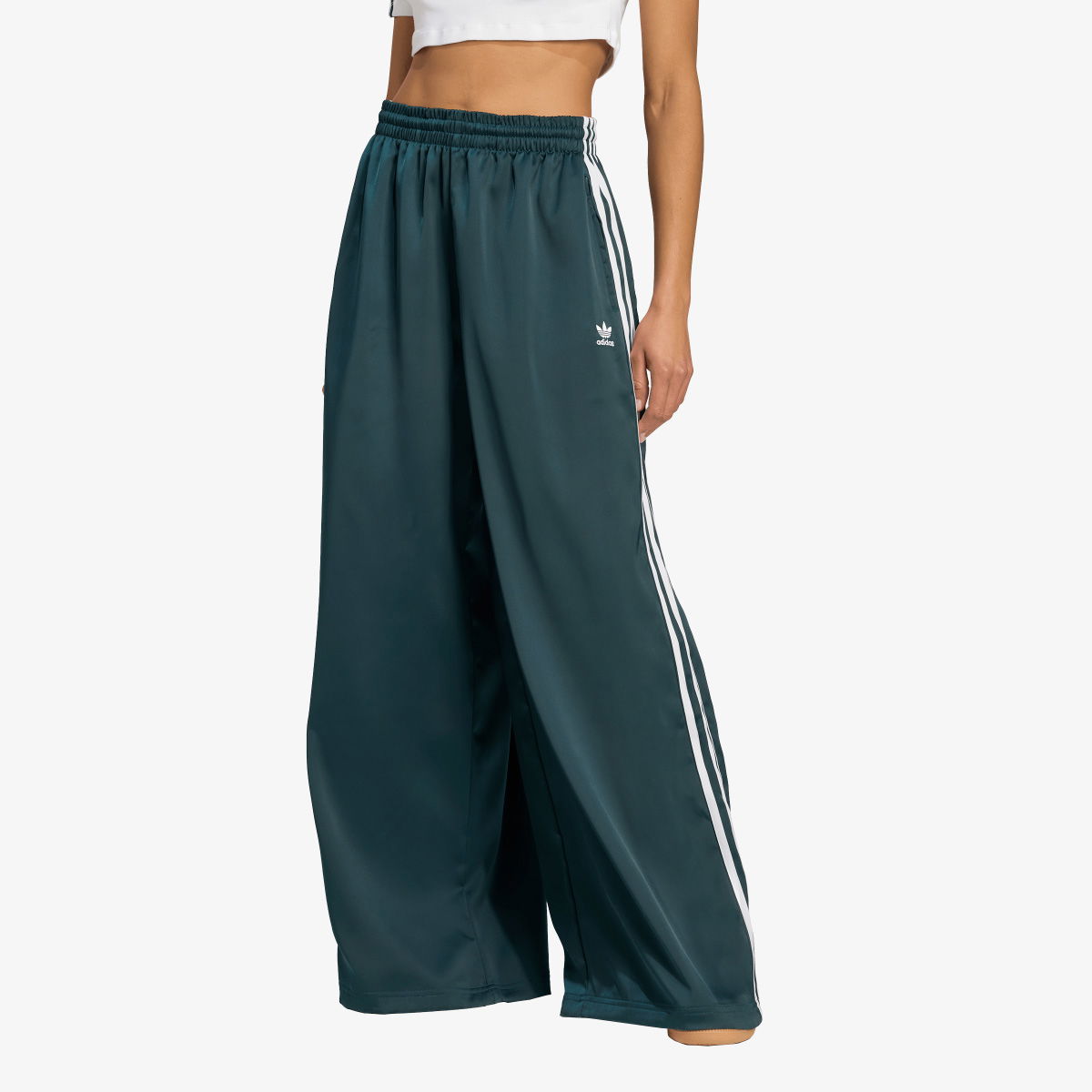 Спортни панталони adidas Originals Satin Track Pants Зелено | JV7511, 0