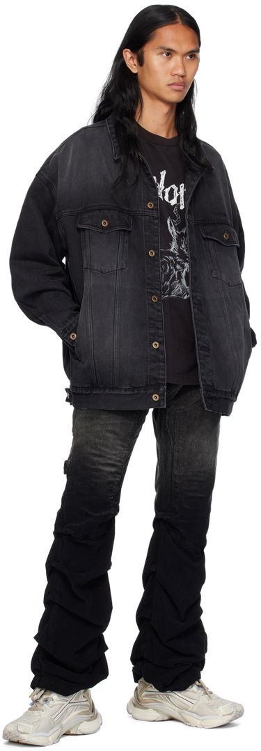 Яке We11done Oversized Denim Jacket Черно | WD-DJ2-24-353-U-BK, 3