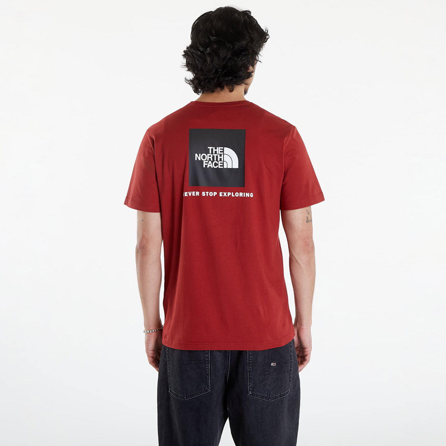 Тениска The North Face T-Shirt S/S Redbox Tee Iron Red Червено | NF0A87NPPOJ1, 1